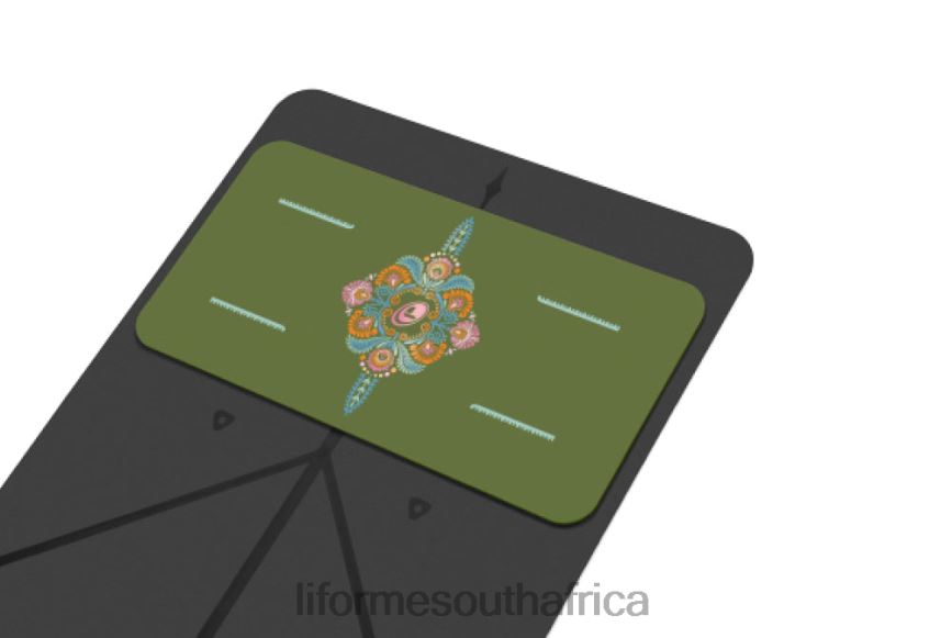 Collection Liforme Mindful Garden Yoga Pad Olive/Floral 6268681 - Image 4