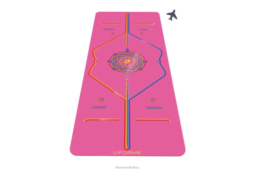 Yoga Mats Liforme Grateful Rainbow Yoga Mat Grateful Pink/Rainbow 6268625 - Image 9