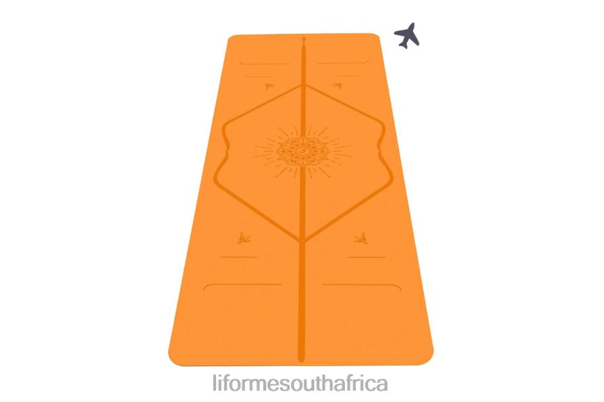 Yoga Mats Liforme Happiness Travel Mat Vibrant Orange 6268657 - Image 1