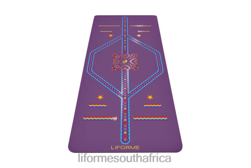 Yoga Mats Liforme Kids Playful Yoga Mat Purple Earth 6268668 - Image 1