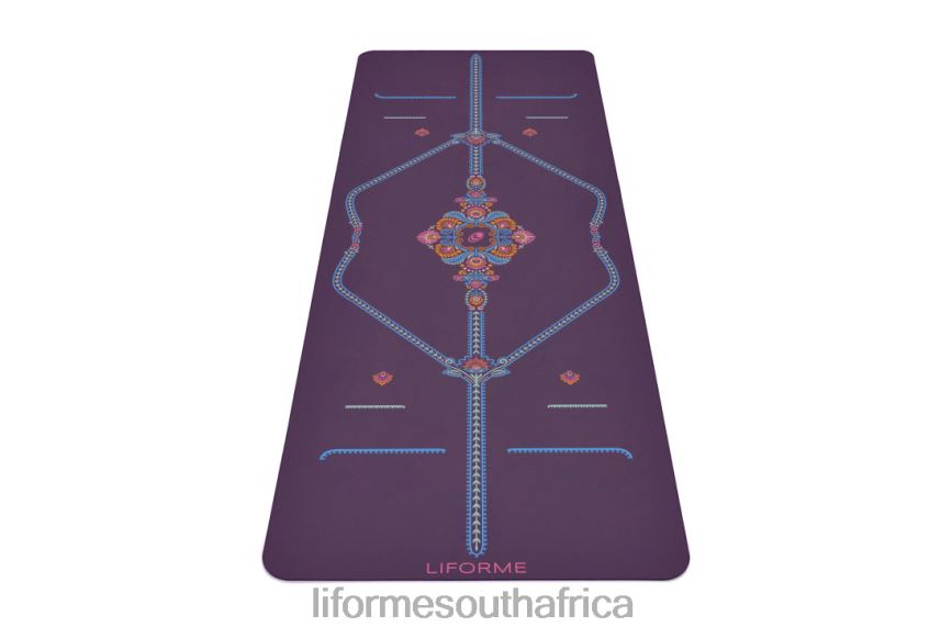 Yoga Mats Liforme Mindful Garden Yoga Mat Purple/Floral 6268613 - Image 1