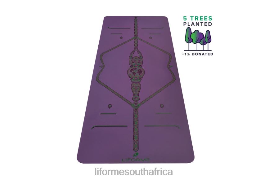 Yoga Mats Liforme Mother Earth Yoga Mat Purple Earth 6268618 - Image 1
