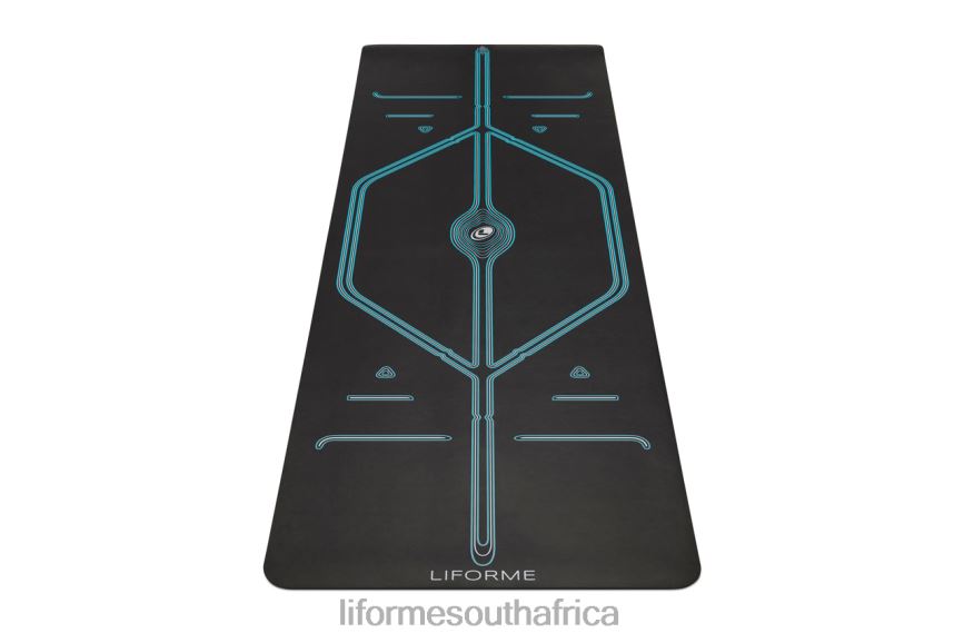 Yoga Mats Liforme XL Mountain Yoga Mat Black/Blue 6268630 - Image 1