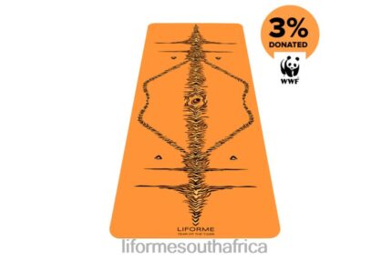 Yoga Mats Liforme Year of the Tiger' Yoga Mat Vibrant Orange/Black-Cream 6268636